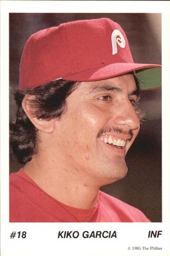 1985 Tastykake Philadelphia Phillies #NNO Kiko Garcia Front