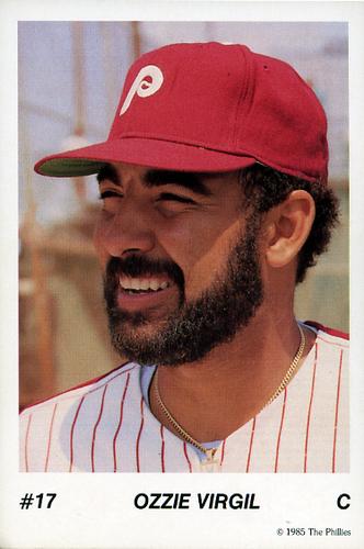 1985 Tastykake Philadelphia Phillies #NNO Ozzie Virgil Front