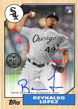 2017 Topps - 1987 Topps Baseball 30th Anniversary Rookie and All-Star Edition Autographs #1987A-RL Reynaldo Lopez Front