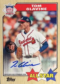 2017 Topps - 1987 Topps Baseball 30th Anniversary Rookie and All-Star Edition Autographs #1987A-TGV Tom Glavine Front