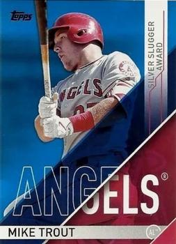 2017 Topps - Silver Slugger Awards Blue #SS-11 Mike Trout Front