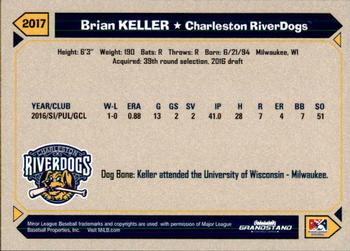 2017 Grandstand Charleston RiverDogs #NNO Brian Keller Back
