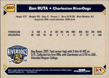 2017 Grandstand Charleston RiverDogs #NNO Ben Ruta Back