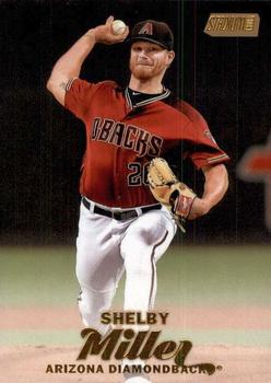 2017 Stadium Club - Gold Foil #296 Shelby Miller Front