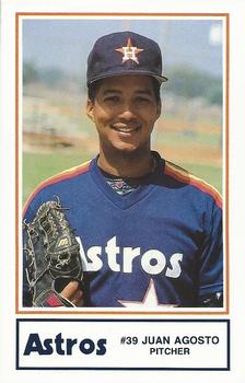 1989 Lennox Houston Astros #17 Juan Agosto Front