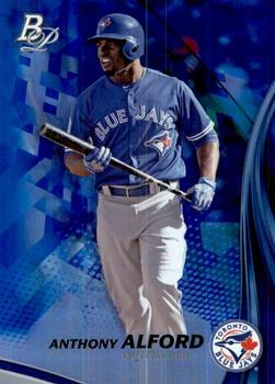 2017 Bowman Platinum - Top Prospects Royal Blue #TP-AA Anthony Alford Front