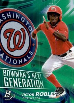 2017 Bowman Platinum - Bowman's Next Generation Green #BNG-VR Victor Robles Front