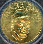 1990 Bandai Sport Star Collector Coins #NNO Mark Davis Front