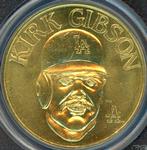 1990 Bandai Sport Star Collector Coins #NNO Kirk Gibson Front