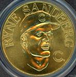 1990 Bandai Sport Star Collector Coins #NNO Ryne Sandberg Front