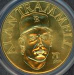 1990 Bandai Sport Star Collector Coins #NNO Alan Trammell Front