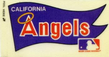 1975 Fleer Official Major League Patches - Pennants #NNO California Angels Pennant Front