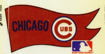 1975 Fleer Official Major League Patches - Pennants #NNO Chicago Cubs Pennant Front
