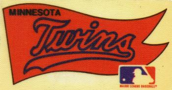 1975 Fleer Official Major League Patches - Pennants #NNO Minnesota Twins Pennant Front