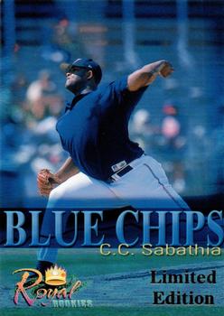 2000 Royal Rookies Futures - Blue Chips Limited Edition #NNO C.C. Sabathia Front