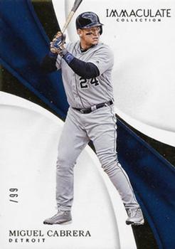 2017 Panini Immaculate Collection #55 Miguel Cabrera Front