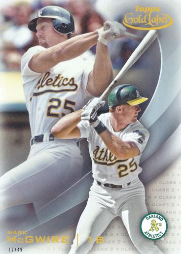 2016 Topps Gold Label 5x7 - Class 2 5x7 #65 Mark McGwire Front