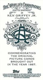 2017 Topps Allen & Ginter - Mini A & G Back #24 Ken Griffey Jr. Back