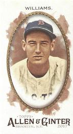 2017 Topps Allen & Ginter - Mini Red Brooklyn Back #110 Ted Williams Front
