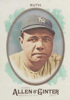 2017 Topps Allen & Ginter - Foil #4 Babe Ruth Front