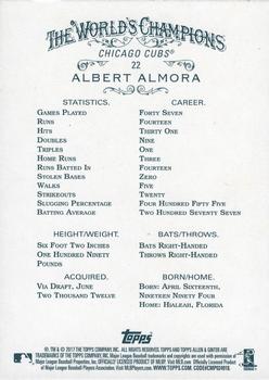 2017 Topps Allen & Ginter - Foil #22 Albert Almora Back