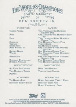 2017 Topps Allen & Ginter - Foil #24 Ken Griffey Jr. Back