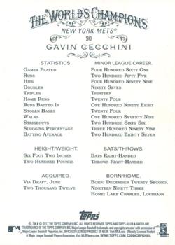 2017 Topps Allen & Ginter - Foil #90 Gavin Cecchini Back