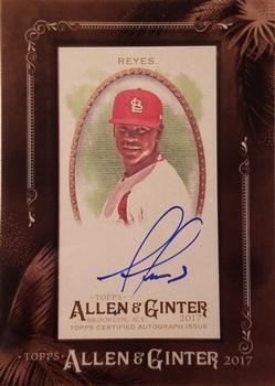 2017 Topps Allen & Ginter - Mini Framed Baseball Autographs #MA-ARE Alex Reyes Front