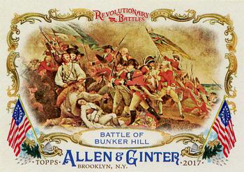 2017 Topps Allen & Ginter - Revolutionary Battles #RB-2 Battle of Bunker Hill Front