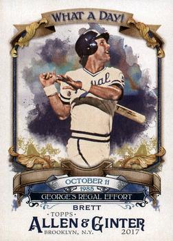 2017 Topps Allen & Ginter - What a Day! #WAD-20 George Brett Front
