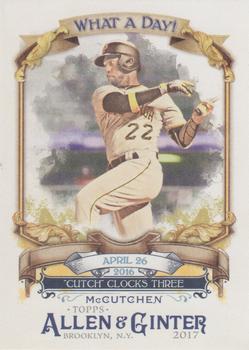 2017 Topps Allen & Ginter - What a Day! #WAD-25 Andrew McCutchen Front