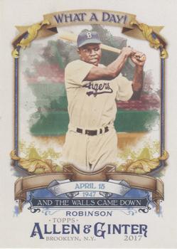2017 Topps Allen & Ginter - What a Day! #WAD-90 Jackie Robinson Front