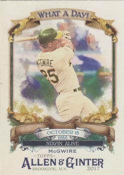 2017 Topps Allen & Ginter - What a Day! #WAD-99 Mark McGwire Front