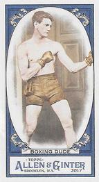 2017 Topps Allen & Ginter - Mini World’s Dudes #WD-29 Boxing Dude Front