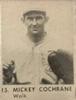 1950 Baseball Stars Strip Cards (R423) #15 Mickey Cochrane Front