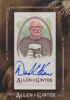 2017 Topps Allen & Ginter - Mini Framed Non-Baseball Autographs #MA-DCK David Castor Keene Front