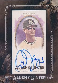 2017 Topps Allen & Ginter - Mini Framed Non-Baseball Autographs #MA-DJE Dan Jennings Front