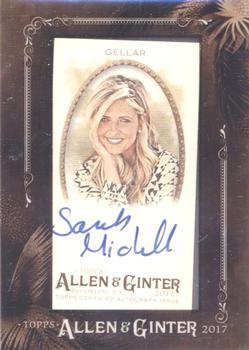 2017 Topps Allen & Ginter - Mini Framed Non-Baseball Autographs #MA-SMG Sarah Michelle Gellar Front