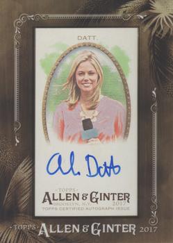 2017 Topps Allen & Ginter - Mini Framed Non-Baseball Autographs #MA-ADA Alexa Datt Front
