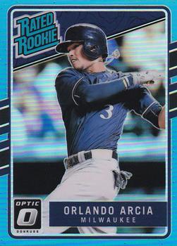 2017 Donruss Optic - Carolina Blue #44 Orlando Arcia Front