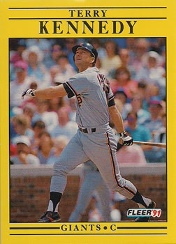 1991 Fleer #263 Terry Kennedy Front