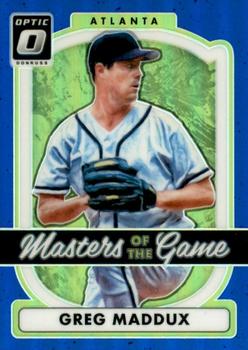 2017 Donruss Optic - Masters of the Game Blue #MG15 Greg Maddux Front
