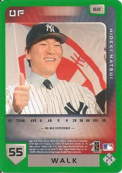2003 Upper Deck Victory - Tier 1 Green #62 Hideki Matsui Back