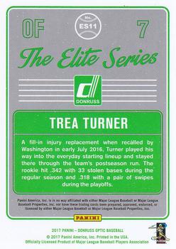 2017 Donruss Optic - The Elite Series #ES11 Trea Turner Back
