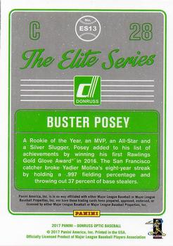 2017 Donruss Optic - The Elite Series #ES13 Buster Posey Back