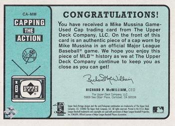 2003 Upper Deck Vintage - Capping the Action #CA-MM Mike Mussina Back