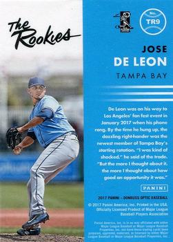 2017 Donruss Optic - The Rookies #TR9 Jose De Leon Back