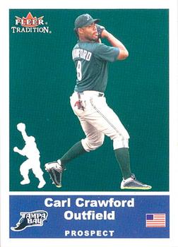 2002 Fleer Tradition Update #U96 Carl Crawford Front