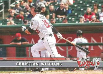 2017 Grandstand Lansing Lugnuts #NNO Christian Williams Front