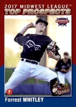2017 Choice Midwest League Top Prospects #27 Forrest Whitley Front